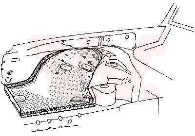 VAN WEZEL Innenkotflügel