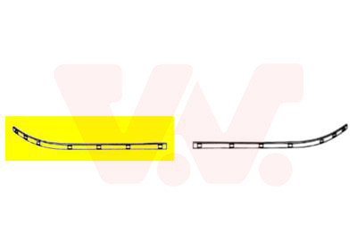 VAN WEZEL Zier-/Schutzleiste, Stoßfänger