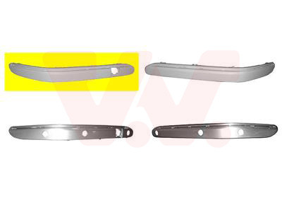 VAN WEZEL Zier-/Schutzleiste, Stoßfänger