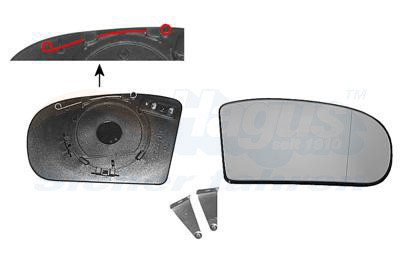 VAN WEZEL Spiegelglas, Außenspiegel