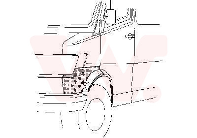 VAN WEZEL Kotflügel