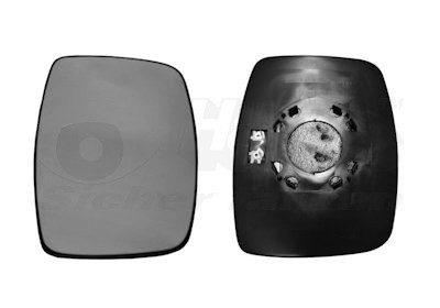 VAN WEZEL Spiegelglas, Außenspiegel