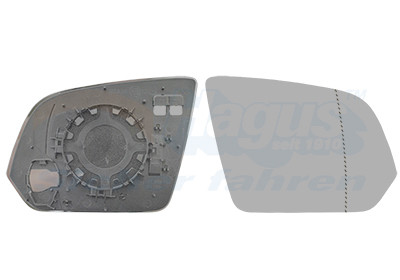 VAN WEZEL Spiegelglas, Außenspiegel