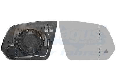 VAN WEZEL Spiegelglas, Außenspiegel