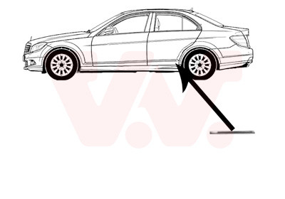 VAN WEZEL Zier-/Schutzleiste, Tür
