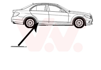 VAN WEZEL Zier-/Schutzleiste, Tür