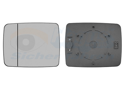 VAN WEZEL Spiegelglas, Außenspiegel