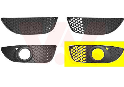 VAN WEZEL Lüftungsgitter, Stoßfänger