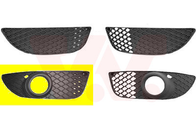 VAN WEZEL Lüftungsgitter, Stoßfänger