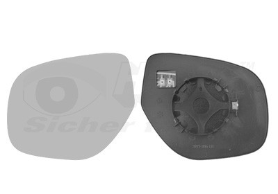 VAN WEZEL Spiegelglas, Außenspiegel