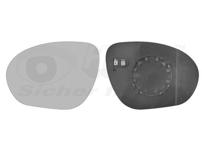 VAN WEZEL Spiegelglas, Außenspiegel