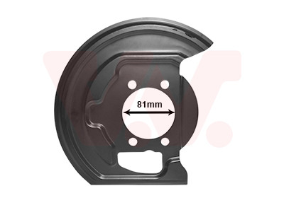 VAN WEZEL Spritzblech, Bremsscheibe