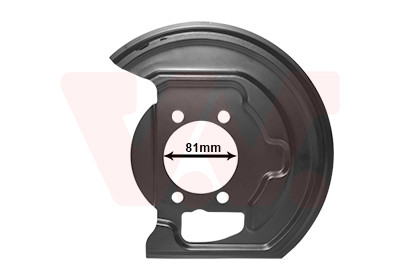 VAN WEZEL Spritzblech, Bremsscheibe