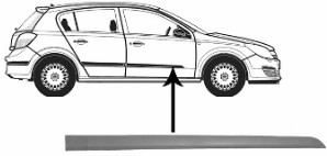 VAN WEZEL Zier-/Schutzleiste, Tür