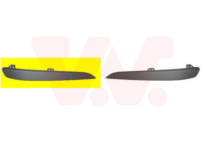 VAN WEZEL Zier-/Schutzleiste, Stoßfänger