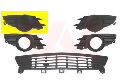 VAN WEZEL Lüftungsgitter, Stoßfänger