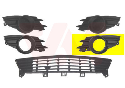 VAN WEZEL Lüftungsgitter, Stoßfänger