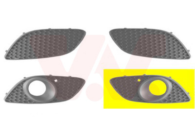 VAN WEZEL Lüftungsgitter, Stoßfänger
