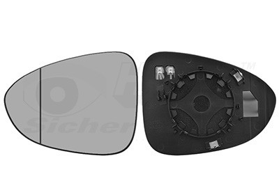 VAN WEZEL Spiegelglas, Außenspiegel