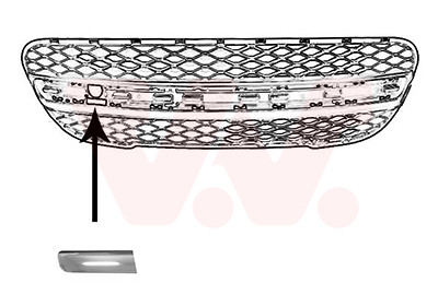 VAN WEZEL Zier-/Schutzleiste, Stoßfänger