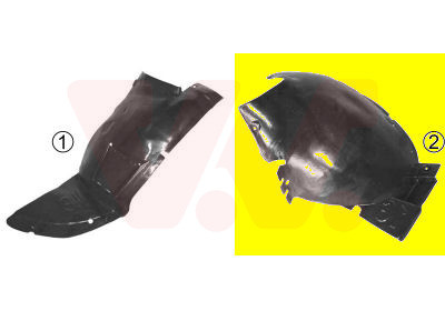 VAN WEZEL Verkleidung, Radhaus