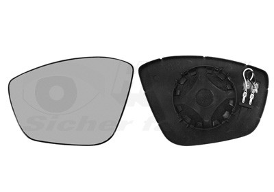 VAN WEZEL Spiegelglas, Außenspiegel