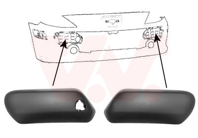 VAN WEZEL Zier-/Schutzleiste, Kühlergitter