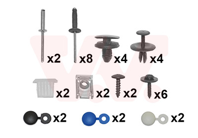 VAN WEZEL Montagesatz, Stoßfänger