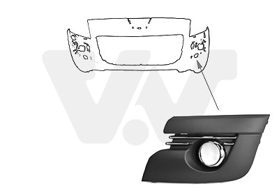 VAN WEZEL Blende, Stoßfänger