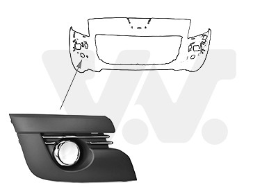 VAN WEZEL Blende, Stoßfänger