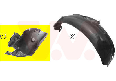 VAN WEZEL Verkleidung, Radhaus