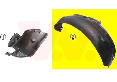 VAN WEZEL Verkleidung, Radhaus