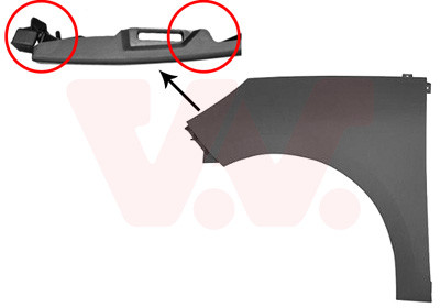 VAN WEZEL Kotflügel