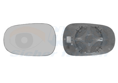 VAN WEZEL Spiegelglas, Außenspiegel