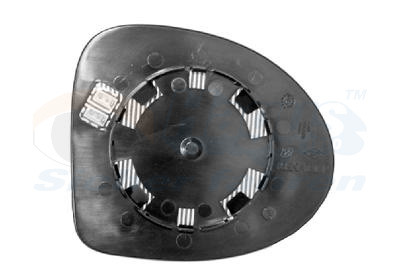 VAN WEZEL Spiegelglas, Außenspiegel