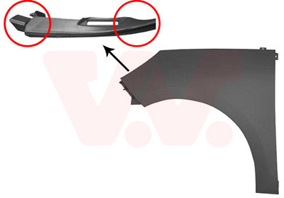 VAN WEZEL Kotflügel