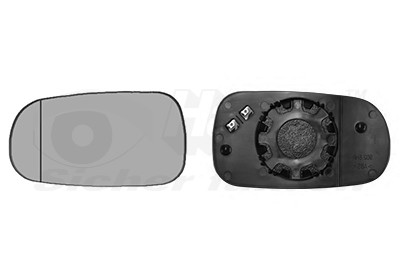 VAN WEZEL Spiegelglas, Außenspiegel