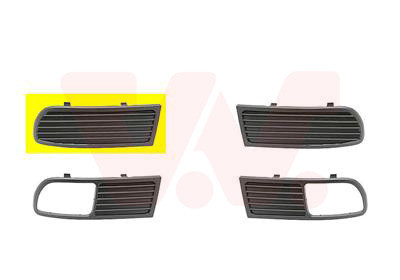 VAN WEZEL Lüftungsgitter, Stoßfänger