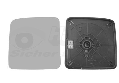 VAN WEZEL Spiegelglas, Außenspiegel