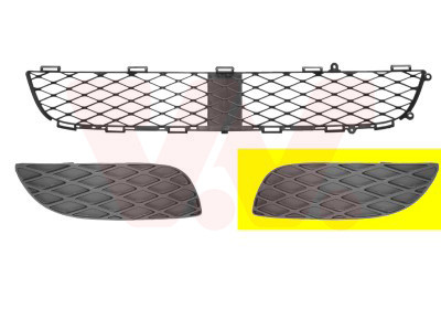VAN WEZEL Lüftungsgitter, Stoßfänger