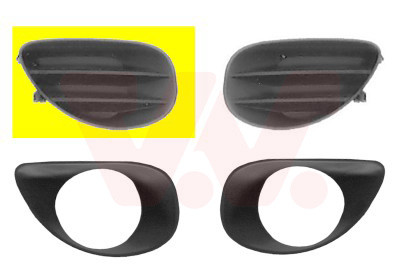 VAN WEZEL Lüftungsgitter, Stoßfänger