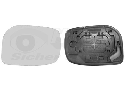 VAN WEZEL Spiegelglas, Außenspiegel