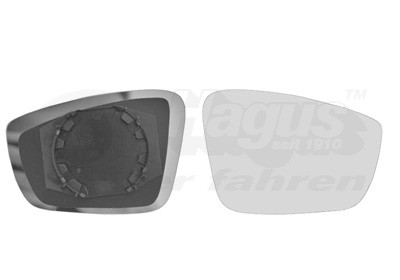 VAN WEZEL Spiegelglas, Außenspiegel