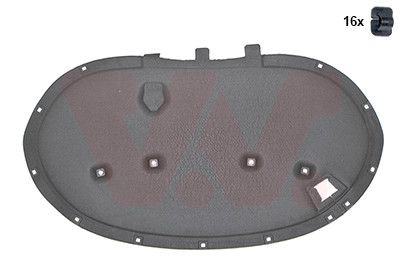 VAN WEZEL Motorraumdämmung