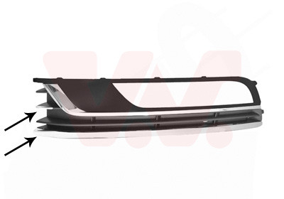 VAN WEZEL Lüftungsgitter, Stoßfänger