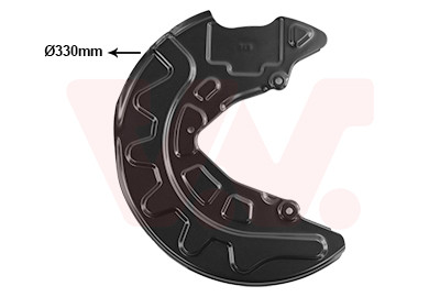 VAN WEZEL Spritzblech, Bremsscheibe