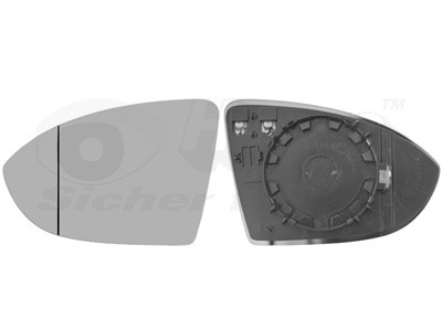 VAN WEZEL Spiegelglas, Außenspiegel