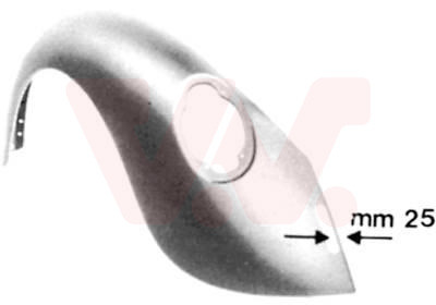 VAN WEZEL Kotflügel