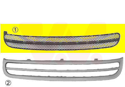 VAN WEZEL Lüftungsgitter, Stoßfänger