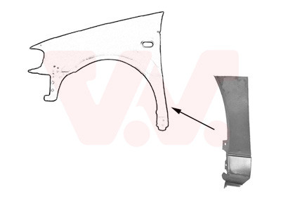 VAN WEZEL Kotflügel